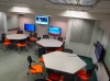 Aerial view of active learning classroom