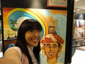 Last day of volunteer at the Culture and Education Programme (Singapore 2010 Friendship Fabric) in Suntec City