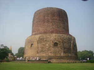 Sarnath-An Important Buddhist Site: 110 feet tall Dhammekha Stupa