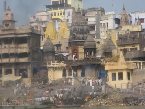 Ganges River: Funeral Rites and the Burning of Corpses along the ghats