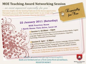 MOE Teaching Award Networking Session