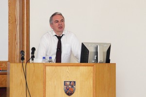 Pro-Director of the LSE, Professor Stuart Corbridge delivers the LSE-NUS Public Lecture