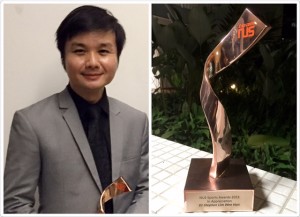 Dr. Stephen Lim, NUS Sports Awards 2015 Awardee 