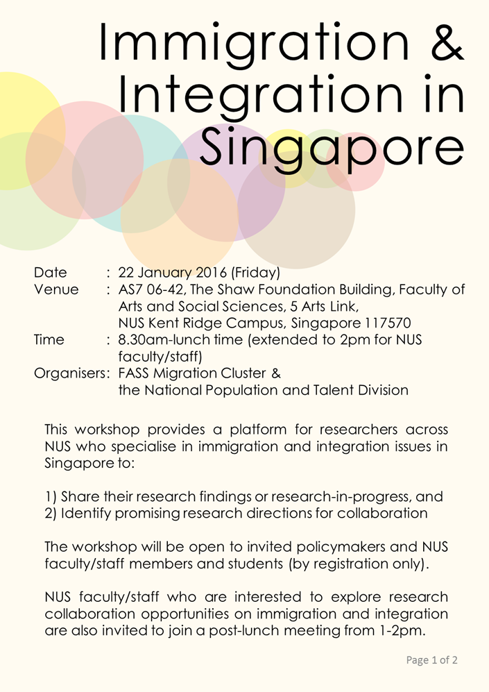 immigration and integration in sg p1
