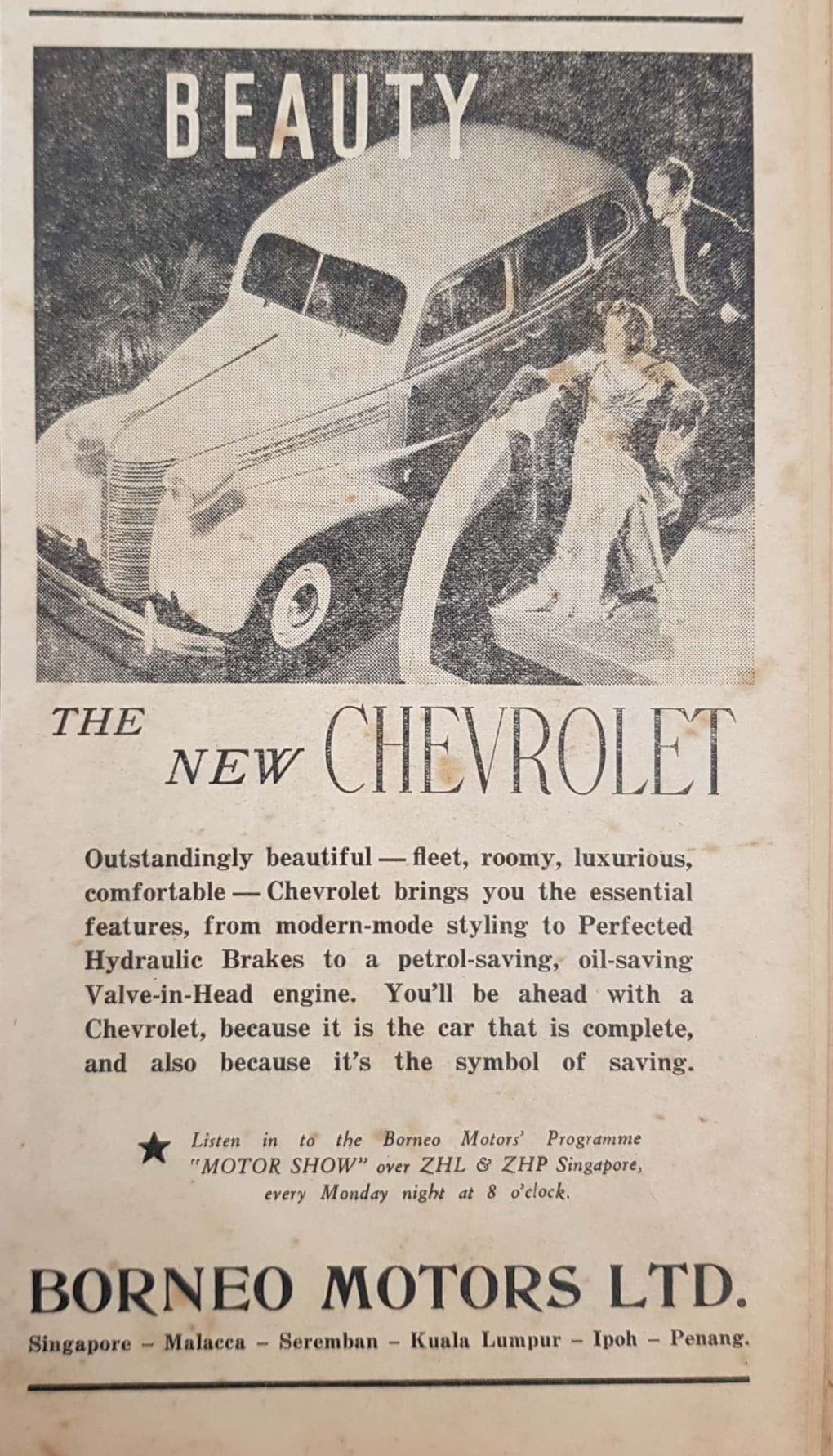 Shopping News-Chevrolet advert