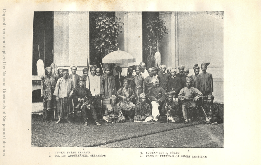 A photograph of Malay leaders