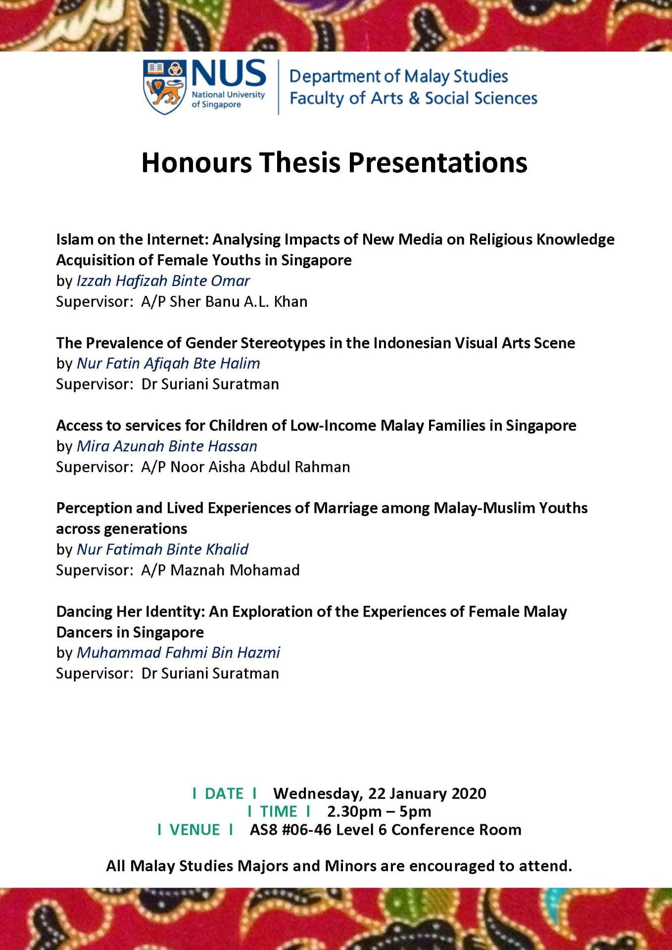 thesis for honours