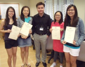 Stephen Lim and the students of the project group