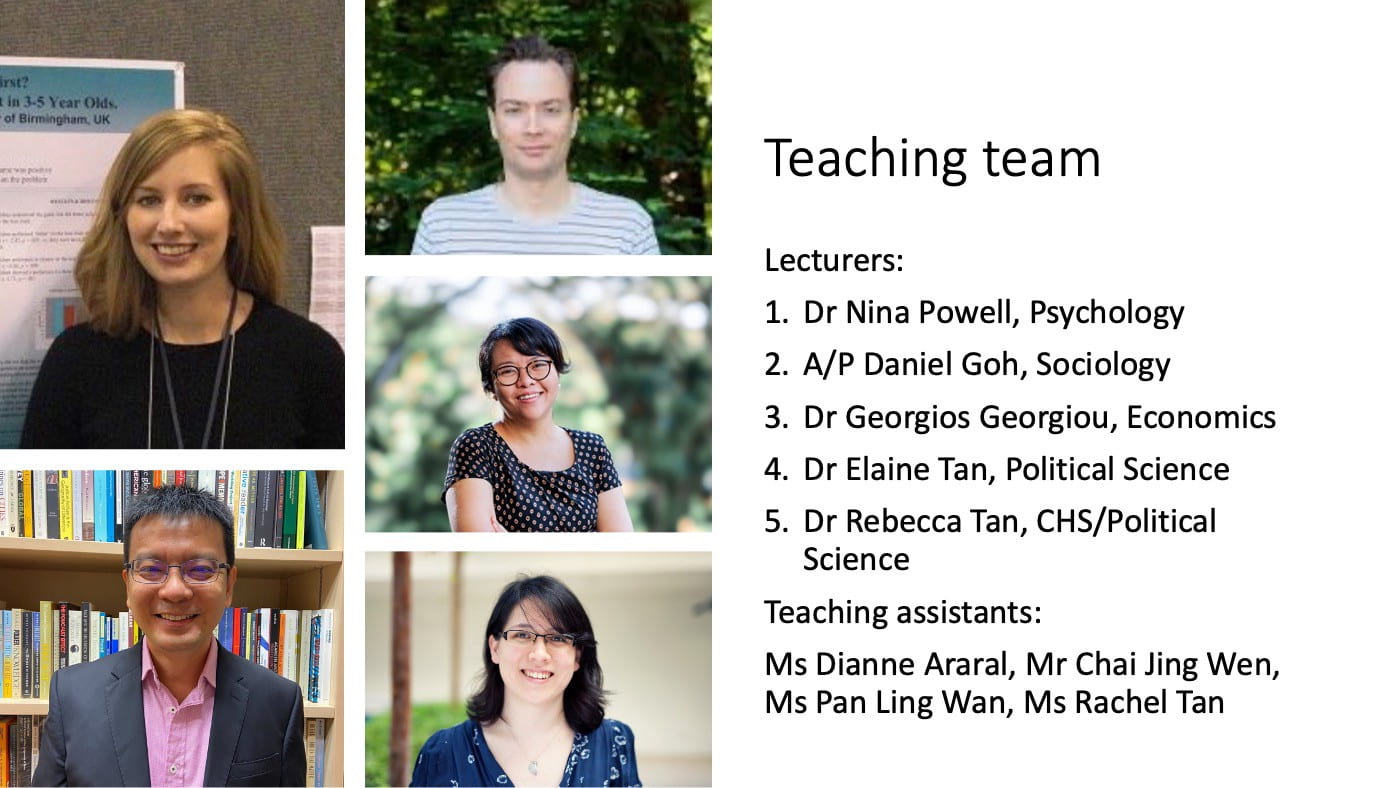 Dr. Nina Powell on Teaching Team of New Integrated Module in Social Sciences for the NUS College of Humanities and Sciences